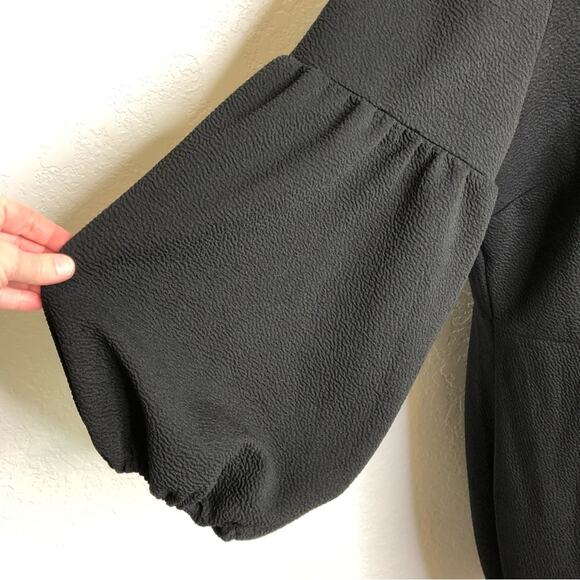 Eloquii black sheath midi dress with balloon puff sleeves size 26 - Picture 12 of 16